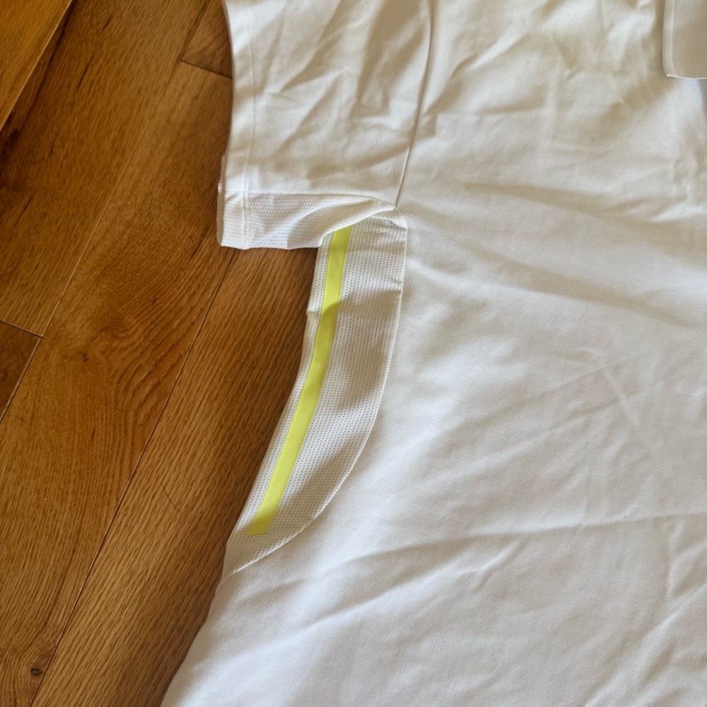 adidas White Golf Polo Shirt - Picture 4 of 6